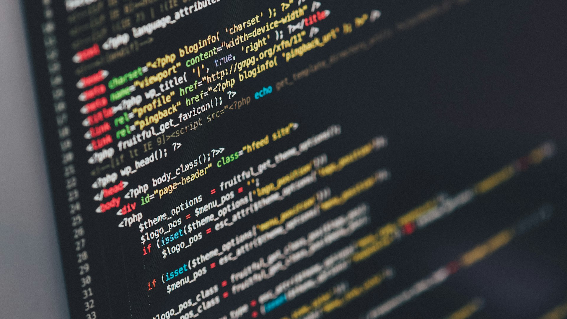 Software engineer writing code