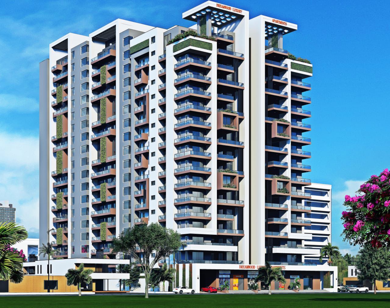 Screenshot preview of the AMINI PROPERTIES website